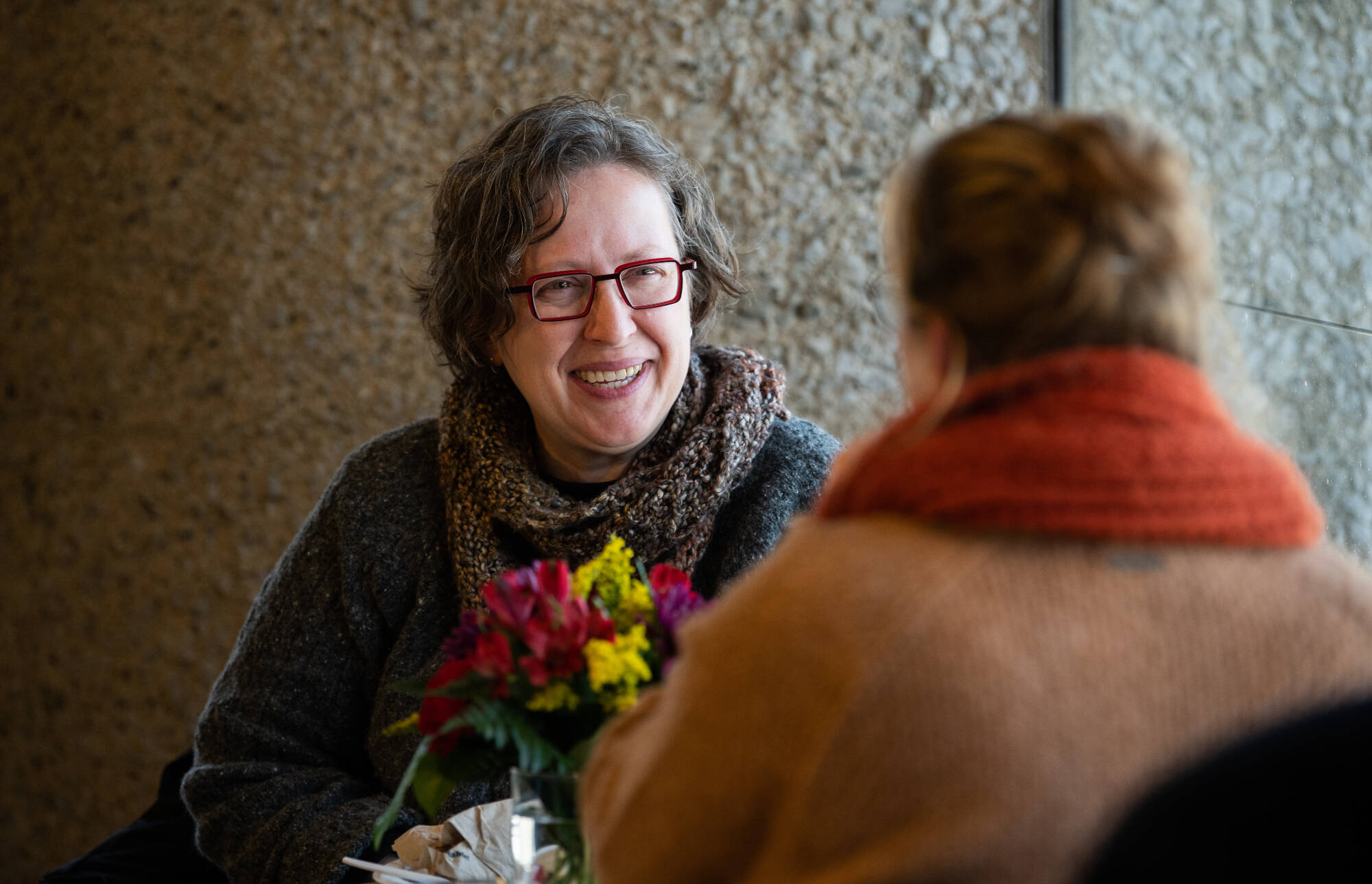 faculty dining together